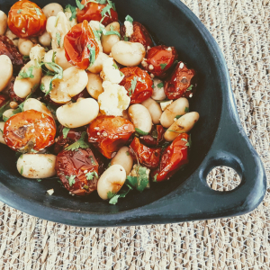Haricots de soissons, légumes confi