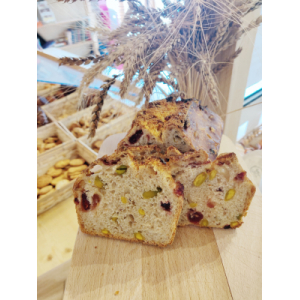 Pain cranberry pistache ( cuit du jour )