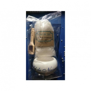 Coupelle + pelle + fleur de sel