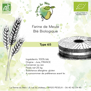 Farine blé t65 moderne - 25 kg