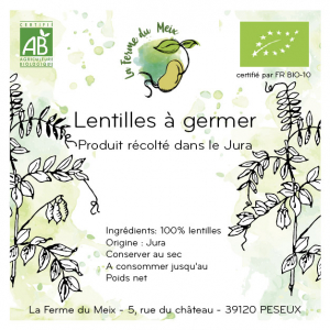 Lentille à germer