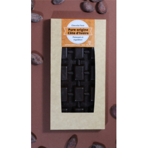 Chocolat noir côte d'ivoire