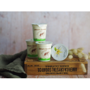 Panier de 4 yaourts fermiers vanille