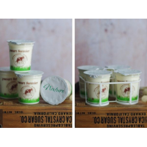 Panier de 8 yaourts fermiers nature