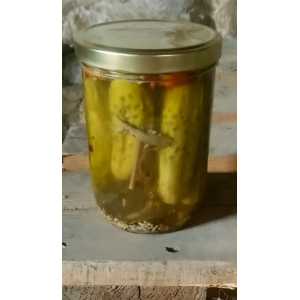 Gros cornichons 'recette aigre doux'