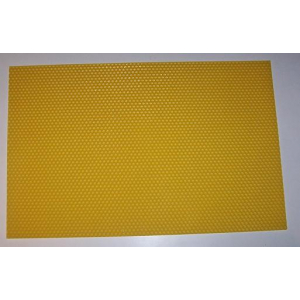 Plaque de cire gaufrée