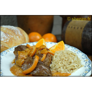 Magret de canard à l'orange