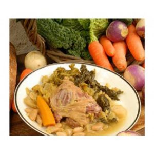 Potée au petit salé de canard