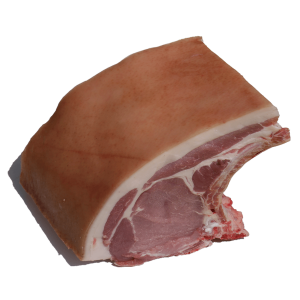 Rôti avec os et couenne