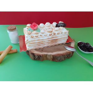 Omelette norvégienne vanille/framb