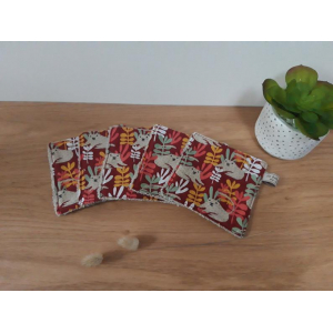 5 lingettes démaquillantes bambou