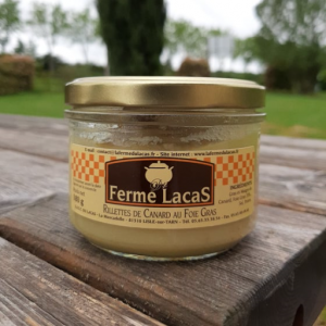 Rillettes de canard au foie gras