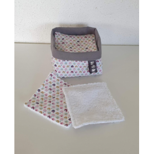 Lingette démaquillante  et panière