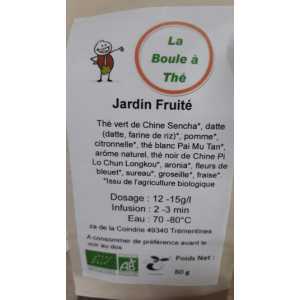 Thé vert jardin fruité