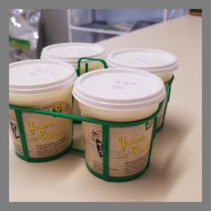 Lot de 4 yaourts au citron bio