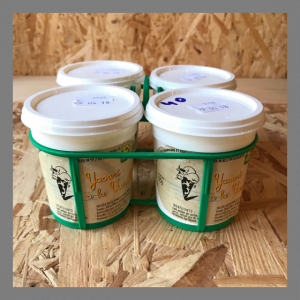 Lot de 4 yaourts natures bio