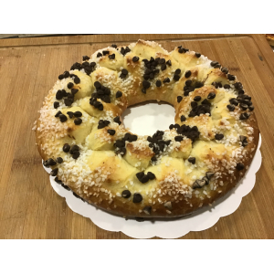 Brioche ronde pépites de chocolat