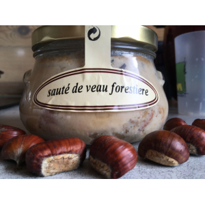 Conserve de sauté de veau forestier