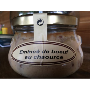 Conserve emincé boeuf au chaource