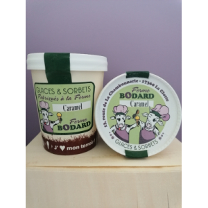 Crème glacée caramel