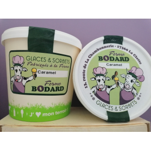Crème glacée caramel