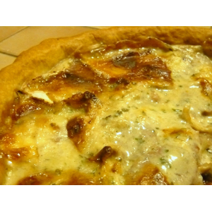 Tarte à l'andouillette et chaource 4 pers