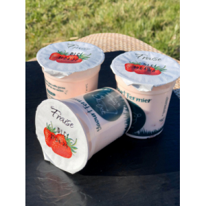 Yaourt brassé fraise