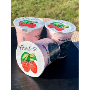 Yaourt brassé framboise