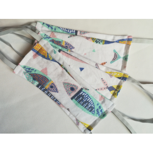 Masque lavable poissons