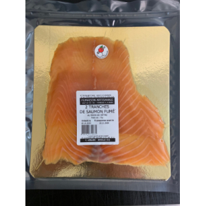 2 tranches de saumon fumé