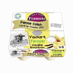 Yaourt vanille bourbon de madagascar