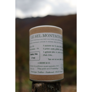 Sel de montagne ciboulette, ortie...