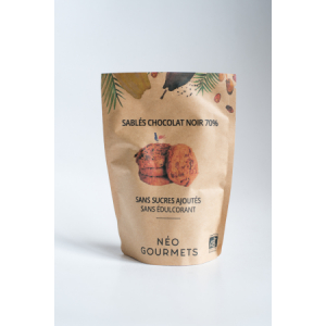 Sablés chocolat noir 70%