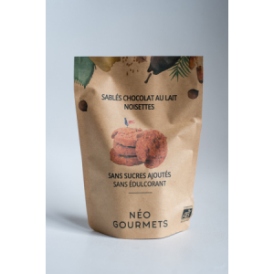 Sablés chocolat au lait noisettes