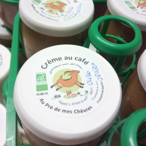 Crème-dessert au lait de chèvre (café)