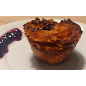 Kouignette à la myrtille bio