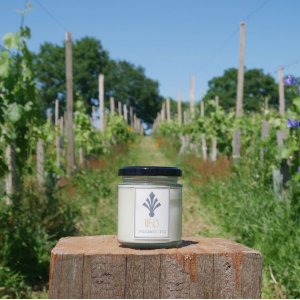 Bougie parfumée balade dans les vignes