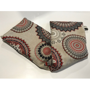 Bouillotte mandalas rouge