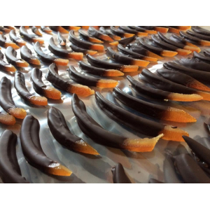 Orangettes au chocolat noir 70%