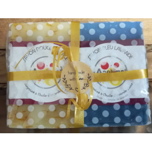 2 savons sur caillebotis