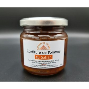 Confiture de pommes au safran