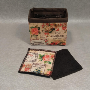 Lingette démaquillante rose d'antan