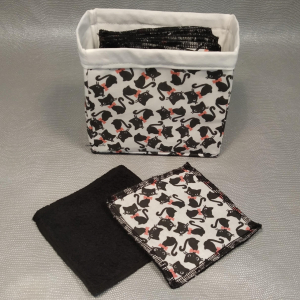 Panier + lingette démaquillante cha