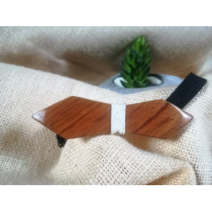 Nœud papillon enfant - bois de noyer