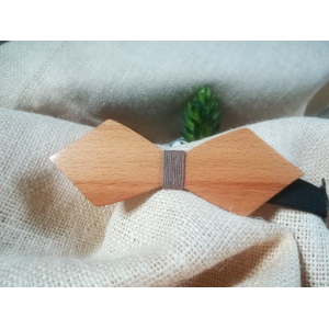 Nœud papillon enfant - bois de hêtre