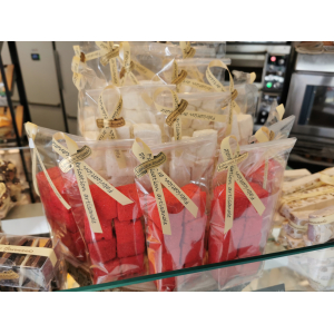 Guimauves à la purée de fraises bio