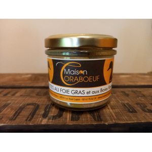 Rillettes au foie gras et baies rose