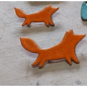 Broche petit renard