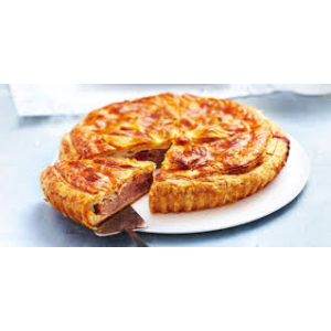 Tourte viande  boudin blanc 8 parts