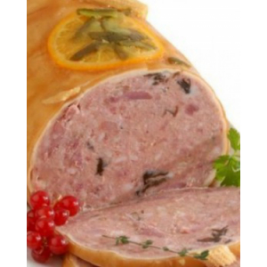 Galantine de chevreuil aux cèpes